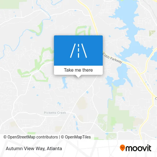 Autumn View Way map