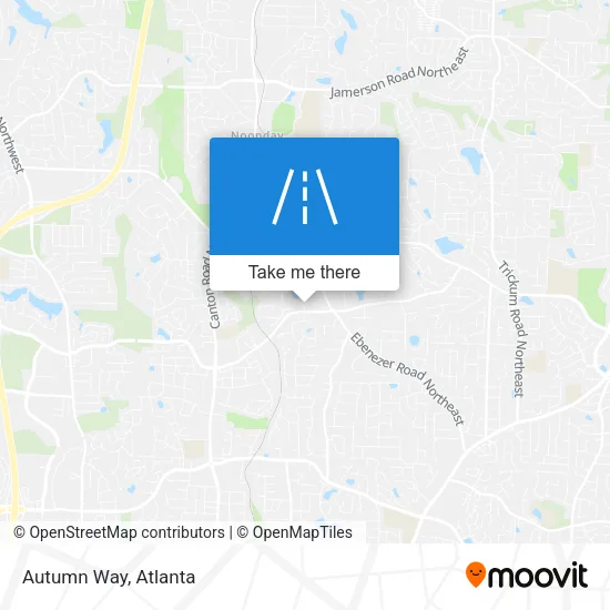 Autumn Way map