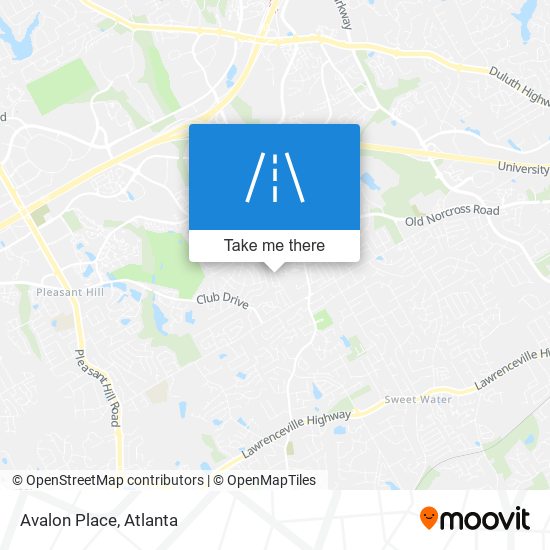 Avalon Place map