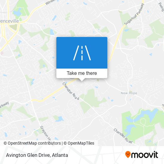 Mapa de Avington Glen Drive