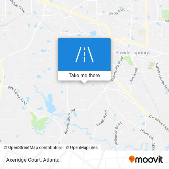 Axeridge Court map