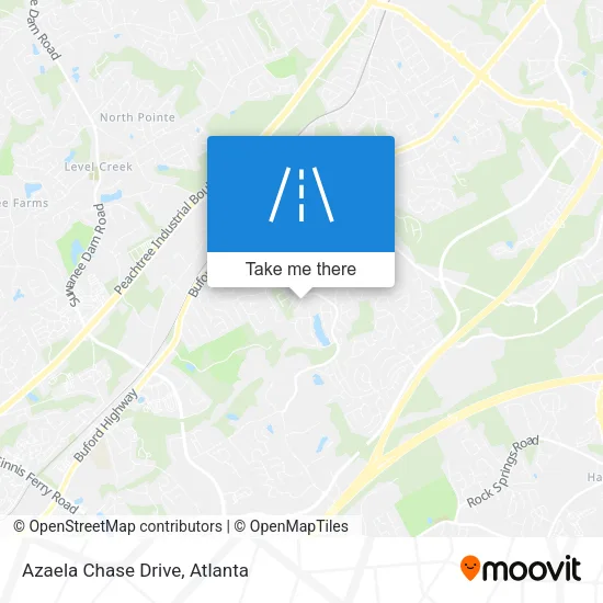 Azaela Chase Drive map