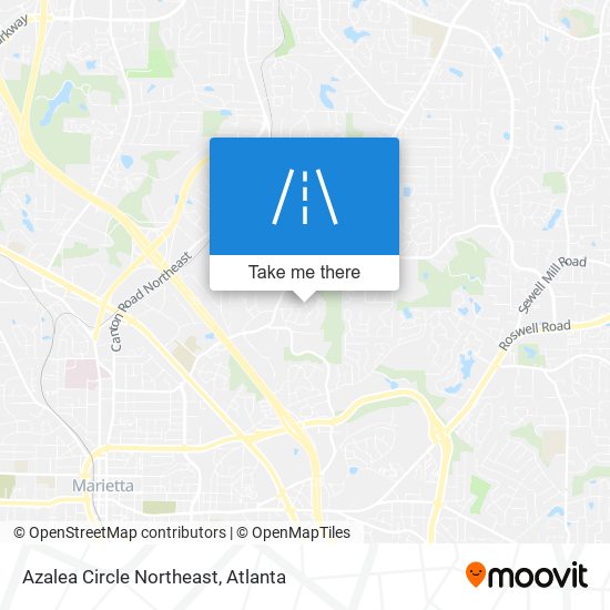 Mapa de Azalea Circle Northeast