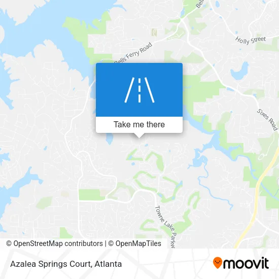 Azalea Springs Court map
