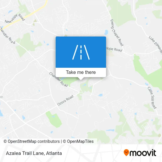 Azalea Trail Lane map