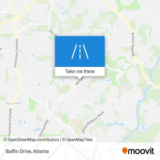 Baffin Drive map