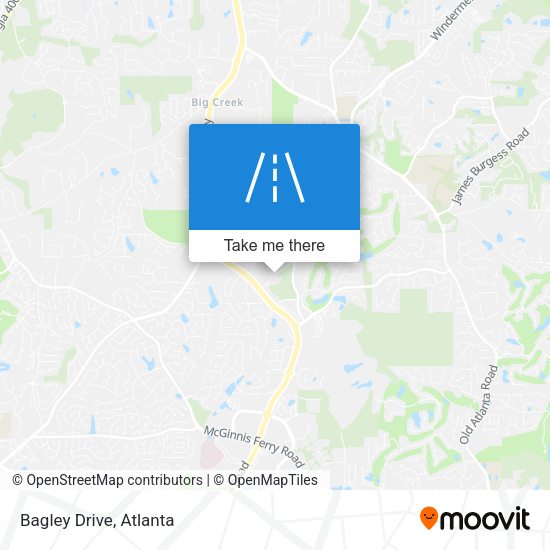 Mapa de Bagley Drive