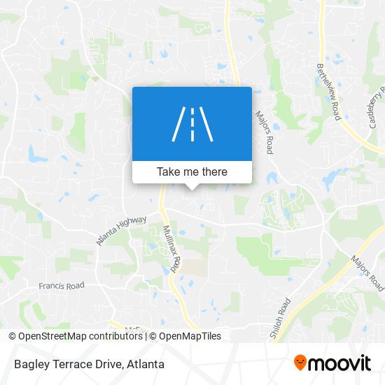 Bagley Terrace Drive map