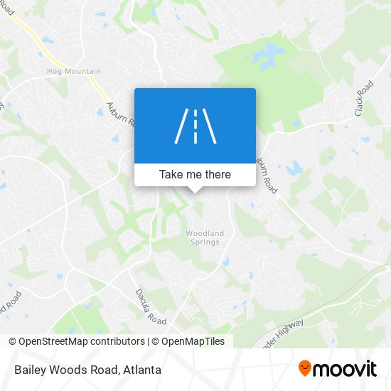 Bailey Woods Road map