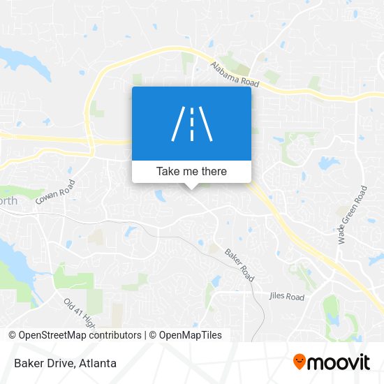 Baker Drive map