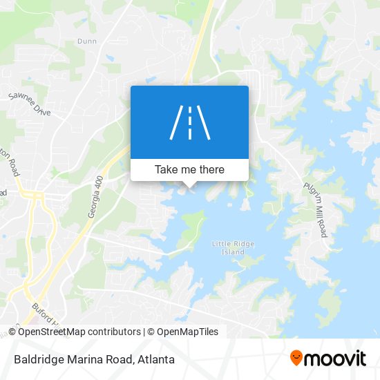 Mapa de Baldridge Marina Road