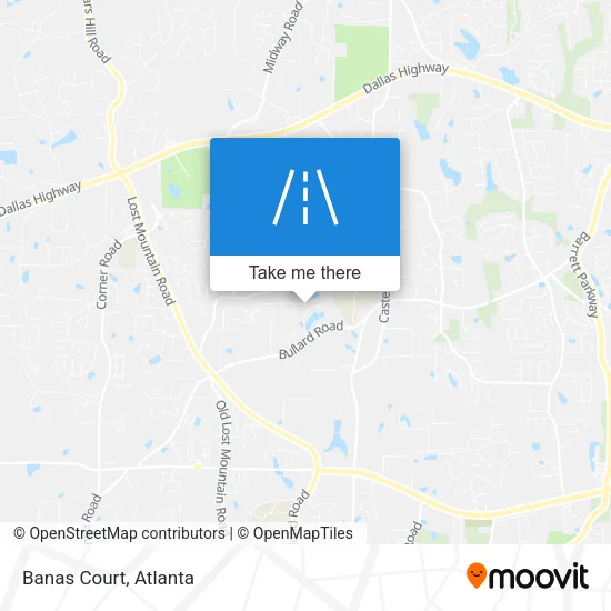 Banas Court map