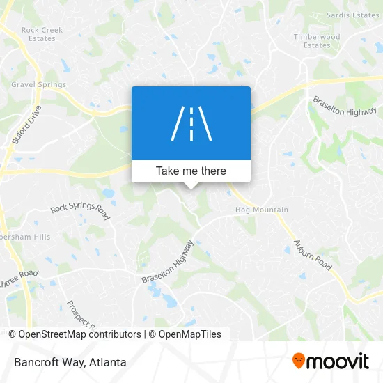 Bancroft Way map