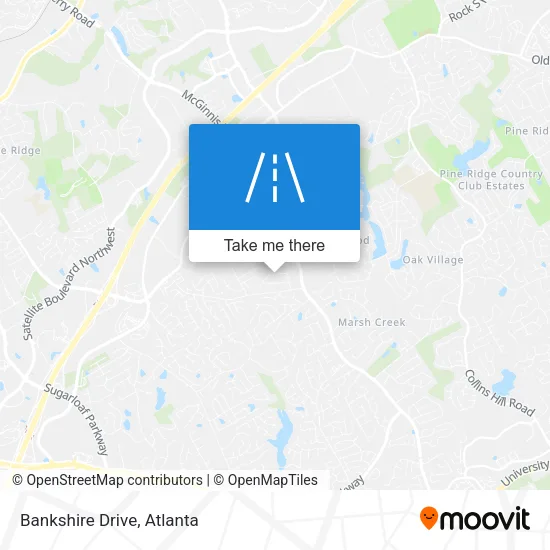 Bankshire Drive map