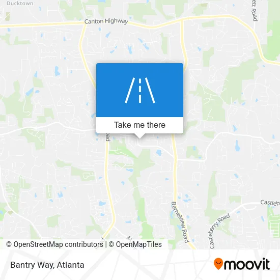 Bantry Way map