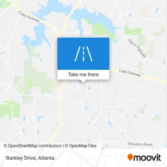 Barkley Drive map