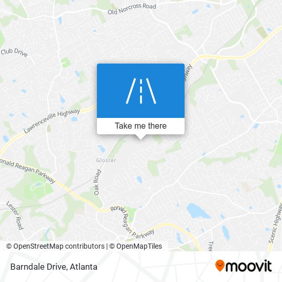 Mapa de Barndale Drive