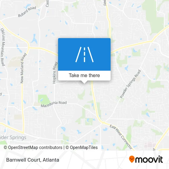 Barnwell Court map