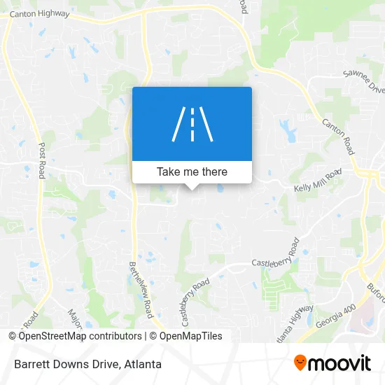 Barrett Downs Drive map