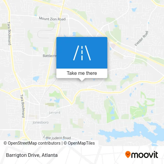 Barrigton Drive map