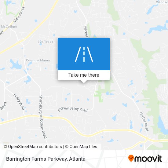Mapa de Barrington Farms Parkway