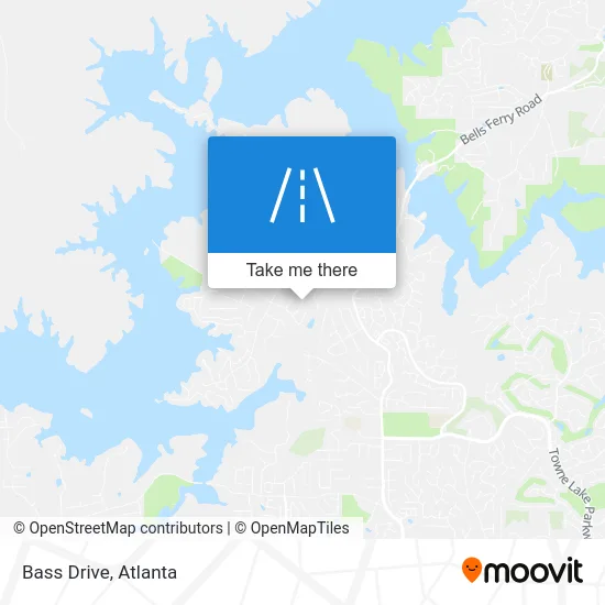 Bass Drive map