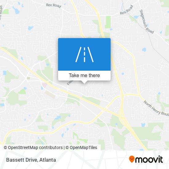 Bassett Drive map