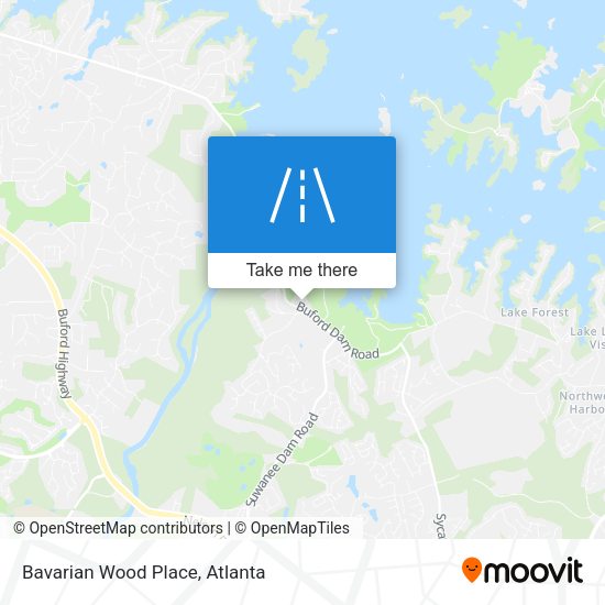 Mapa de Bavarian Wood Place