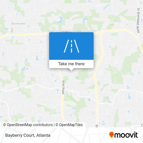 Mapa de Bayberry Court