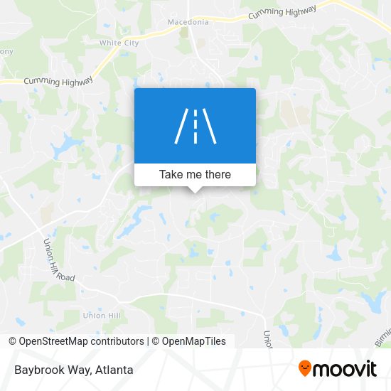 Mapa de Baybrook Way
