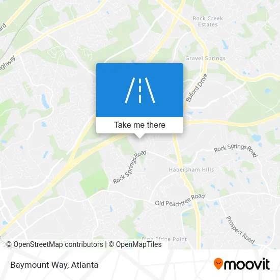 Baymount Way map