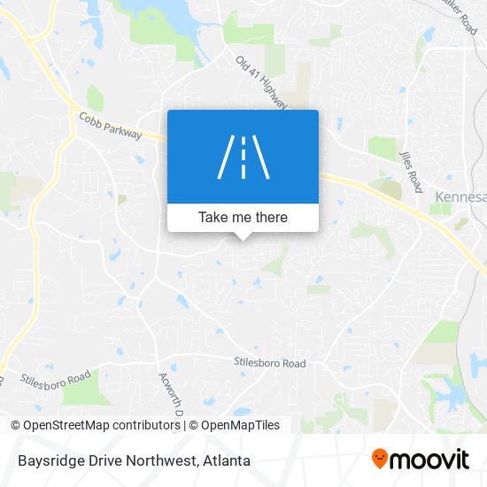 Mapa de Baysridge Drive Northwest