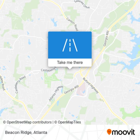 Beacon Ridge map