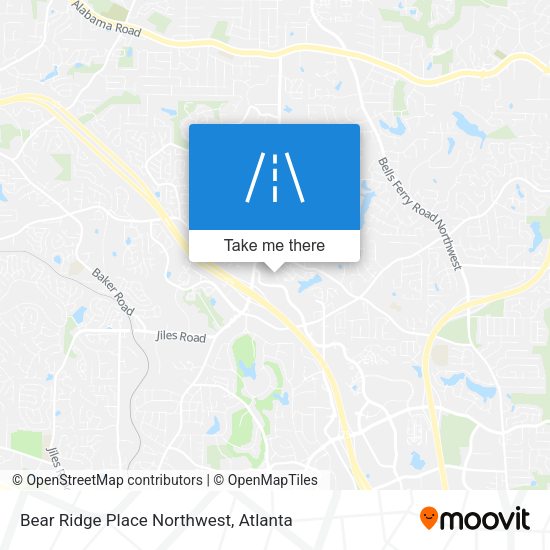 Bear Ridge Place Northwest map