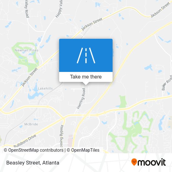 Mapa de Beasley Street