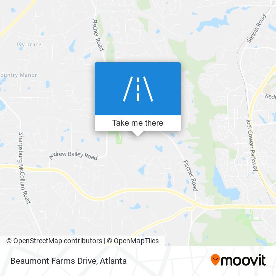 Mapa de Beaumont Farms Drive