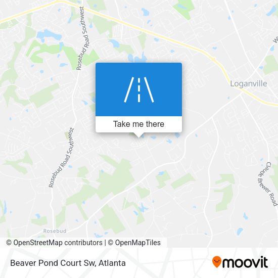 Beaver Pond Court Sw map