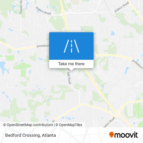 Bedford Crossing map