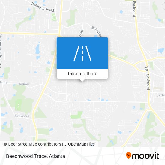 Mapa de Beechwood Trace