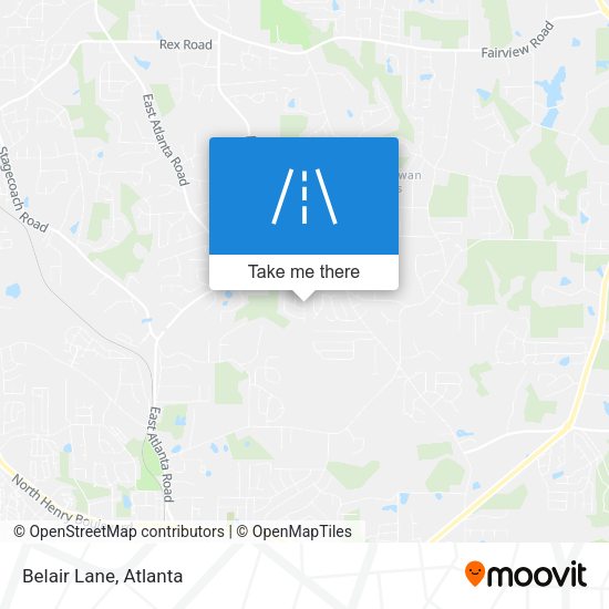 Mapa de Belair Lane