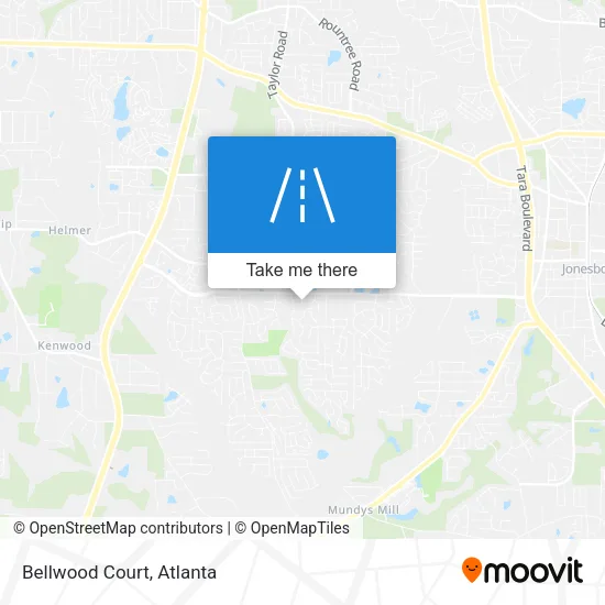 Mapa de Bellwood Court