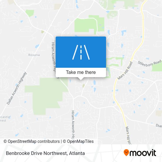 Mapa de Benbrooke Drive Northwest