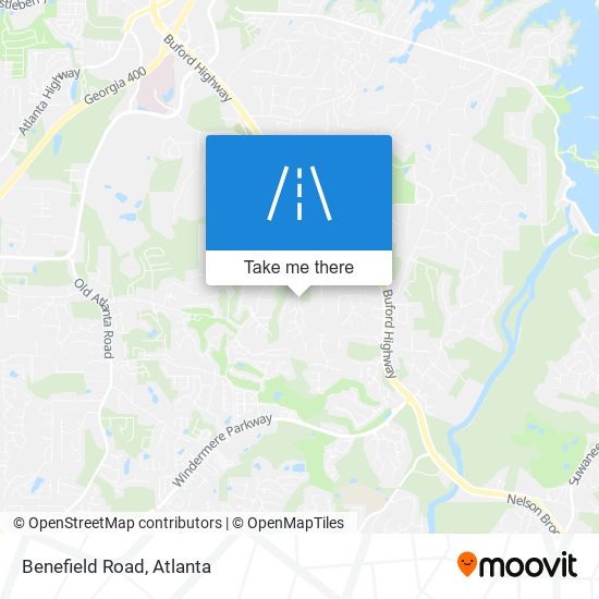 Mapa de Benefield Road