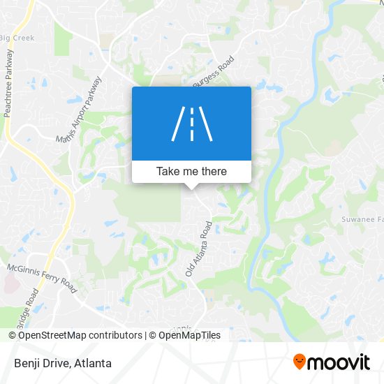 Benji Drive map