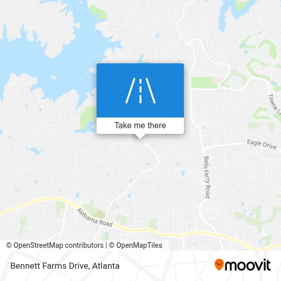 Bennett Farms Drive map
