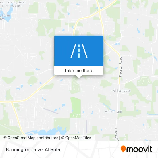 Bennington Drive map