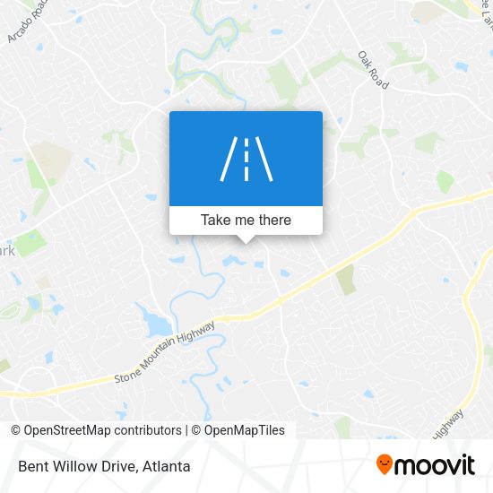 Mapa de Bent Willow Drive