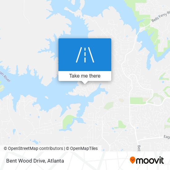 Bent Wood Drive map