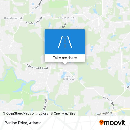 Mapa de Berline Drive