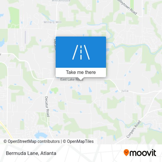 Mapa de Bermuda Lane